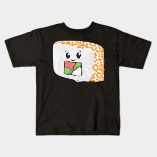 Cute Reverse Maki Sushi Kawaii Kids T-Shirt